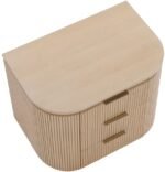 Astrid Solid Wood And Oak Veneer Nightstand - Image 7
