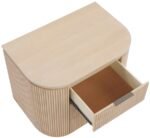 Astrid Solid Wood And Oak Veneer Nightstand - Image 8