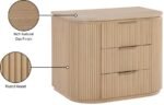 Astrid Solid Wood And Oak Veneer Nightstand - Image 14