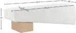 Alora Fabric Upholstered Bench - Image 8