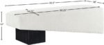 Alora Fabric Upholstered Bench - Image 8