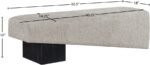 Alora Fabric Upholstered Bench - Image 8
