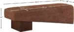 Alora Fabric Upholstered Bench - Image 8