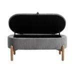 4797GY Lift Top Storage Bench - Image 4