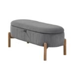 4797GY Lift Top Storage Bench - Image 2