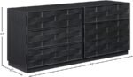 Weave Oak Veneer Dresser - Image 9