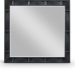 Weave Oak Veneer Mirror