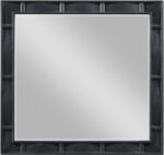 Weave Oak Veneer Mirror - Image 3