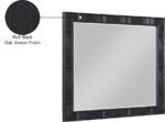 Weave Oak Veneer Mirror - Image 8