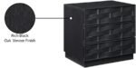 Weave Oak Veneer Nightstand - Image 10