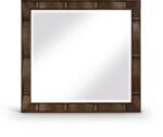 Weave Oak Veneer Mirror