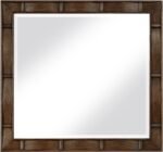 Weave Oak Veneer Mirror - Image 3