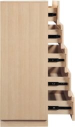 Weave Oak Veneer Chest - Image 6