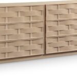 Weave Oak Veneer Dresser
