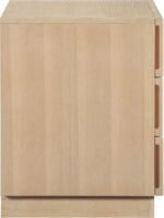 Weave Oak Veneer Nightstand - Image 4