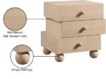 Askew Oak Veneer Nightstand - Image 11