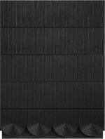 Scallop Oak Veneer Chest - Image 3