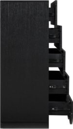 Scallop Oak Veneer Chest - Image 6