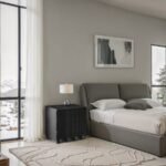 Scallop Oak Veneer Nightstand - Image 2