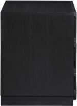 Scallop Oak Veneer Nightstand - Image 4