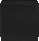 Scallop Oak Veneer Nightstand - Image 5