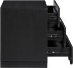 Scallop Oak Veneer Nightstand - Image 6