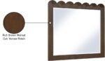 Scallop Oak Veneer Mirror - Image 8