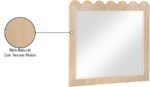 Scallop Oak Veneer Mirror - Image 8