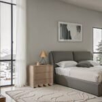Scallop Oak Veneer Nightstand - Image 2