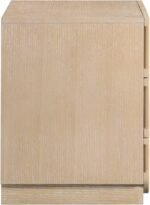 Scallop Oak Veneer Nightstand - Image 4