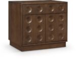 Compass Oak Veneer Nightstand