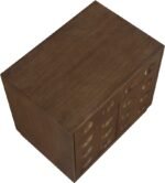 Compass Oak Veneer Nightstand - Image 7