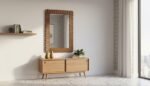Revolve Oak Veneer Mirror - Image 2