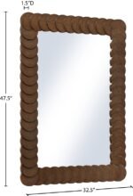 Revolve Oak Veneer Mirror - Image 6