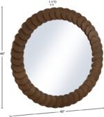 Revolve Oak Veneer Mirror - Image 6