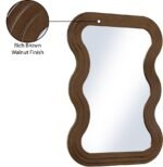 Bellagio Oak Veneer Mirror - Image 7
