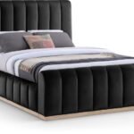 Amara Velvet Upholstered Bed