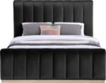 Amara Velvet Upholstered Bed - Image 3