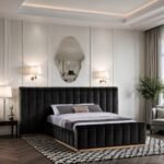 Amara Velvet Upholstered Bed - Image 2