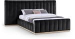 Amara Velvet Upholstered Bed