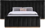 Amara Velvet Upholstered Bed - Image 3