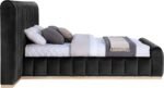 Amara Velvet Upholstered Bed - Image 4