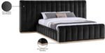 Amara Velvet Upholstered Bed - Image 10