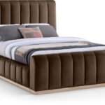 Amara Velvet Upholstered Bed