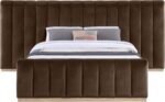 Amara Velvet Upholstered Bed - Image 3