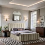 Amara Velvet Upholstered Bed - Image 2