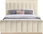 Amara Velvet Upholstered Bed - Image 3