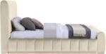 Amara Velvet Upholstered Bed - Image 4