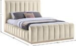 Amara Velvet Upholstered Bed - Image 9