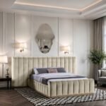 Amara Velvet Upholstered Bed - Image 2